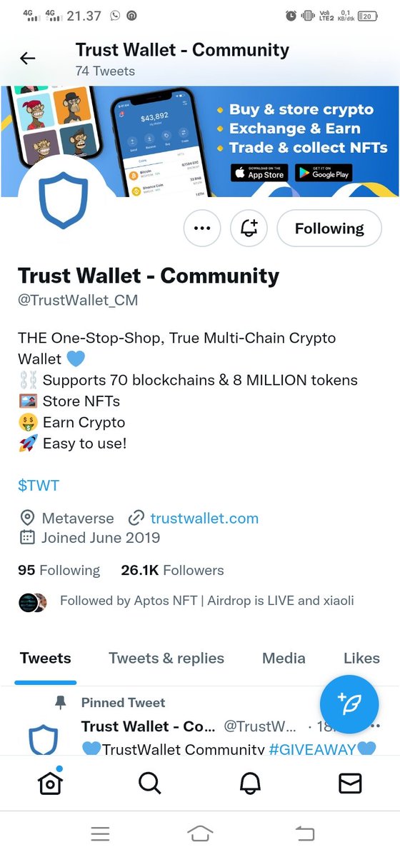 Has1dm's tweet photo. @TrustWallet_CM 0x8374576859a9e6b81aED7583deBE4E8AaE236DCf
@weiler_eth @Jayecane @sep_regina https://t.co/ei9oPS0Xef
