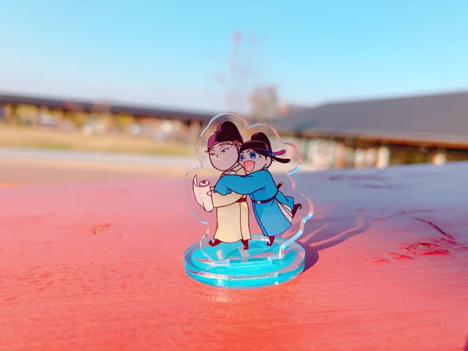 これもあるまた真備&仲麻呂Aアクスタ作り直す 