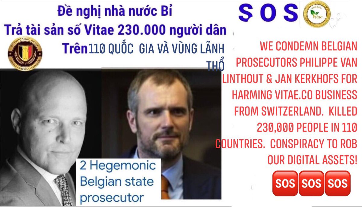 VHngSn61574864's tweet photo. Belgian federal judge - bandits of freedom and the lives of vulnerable people. #Vitaegate @alexanderdecroo @JanKerkhofs1 @BelgiumEU @BelgiumMFA @BelgiumUN @ConstCourtBE @BelOecdUnesco @EUCourtPress @Eurojust @EUCouncilTVNews @ABC @abcnews @DGDM_Advocaten @FOD_Justitie @fedpolCH https://t.co/bDvDtrutqs