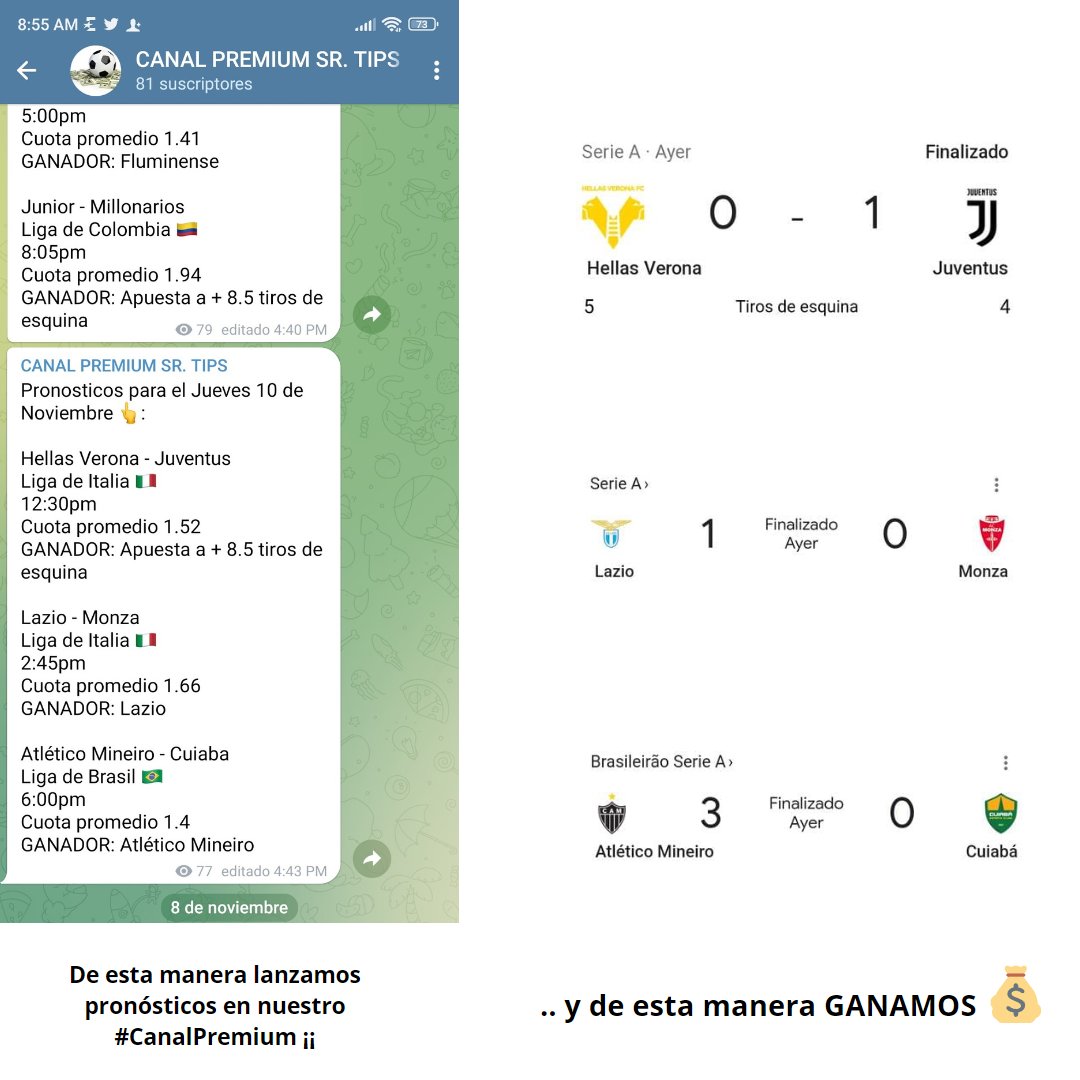srtips11's tweet photo. Resumen de ayer Jueves 10 de Noviembre 💪,
VAMOS POR EL DINERO DE FIN DE AÑO ¡¡💰💰💰
.
#srtips #carlosulloaoficial #carlosulloasrtips #apuestasdeportivas #analisísestadísticos #analisisdeportivo https://t.co/Hxa7Ob1fLA