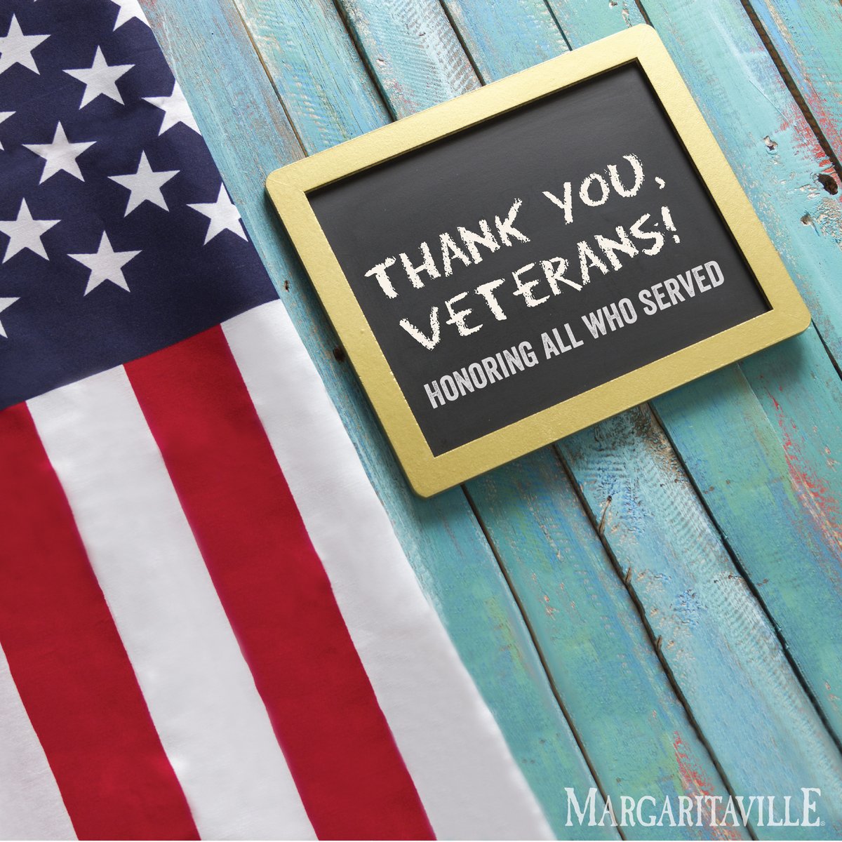 Thanks to the brave men and women in our armed services, we all enjoy the freedom to relax. 🇺🇸

Margaritaville honors all who served, past and present. #VeteransDay