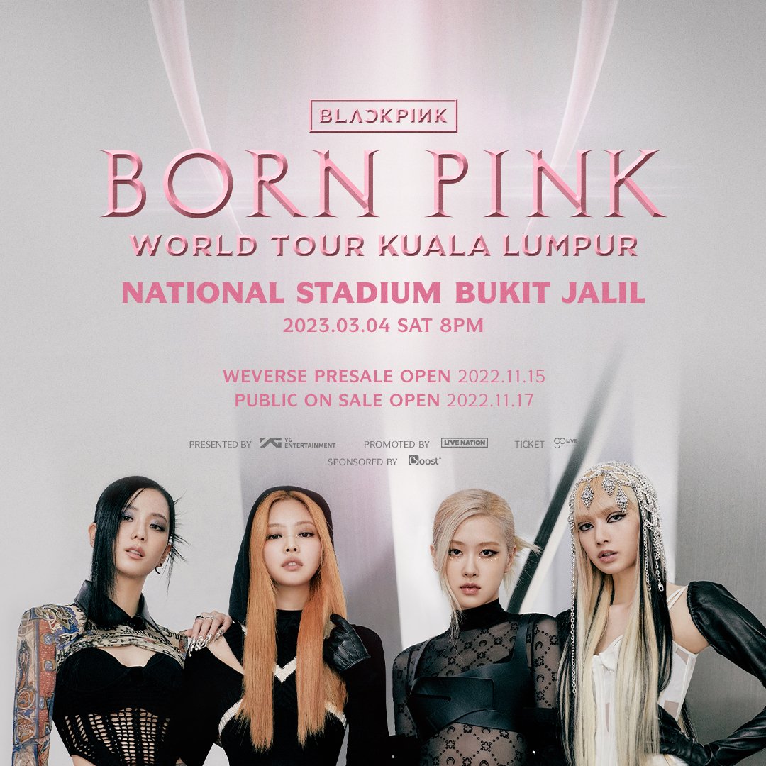msiakpopfans's tweet photo. [BREAKING] Tickets to BLACKPINK WORLD TOUR [BORN PINK] KUALA LUMPUR is rumoured to be priced at up to RM1888!

For more info on the ticket prices, stay tuned to the official announcement.

#BLACKPINK #블랙핑크 #BORNPINK #BORNPINKinKL #BORNPINKKUALALUMPUR https://t.co/qXjbkx6p3t