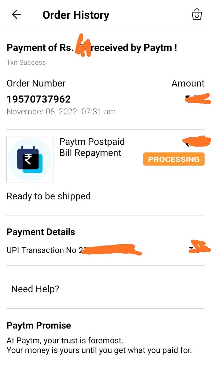 PravatKumarBa20's tweet photo. Still processing @Paytmcare of Service. माना पड़ेगा आपकी सेवा को ले के। गजब सेवा प्रदान करे रहे हो। ३ दिन से ए सेवा चल रहा है। मेरा ट्रांसेक्शन समाप्त हो नही रही और मुझे रिटर्न भी नही मिल रहा है. @Paytm @paytmbankcare
#ServiceOfPaytm
#VeryPoorService https://t.co/xuYZrJW8Qw