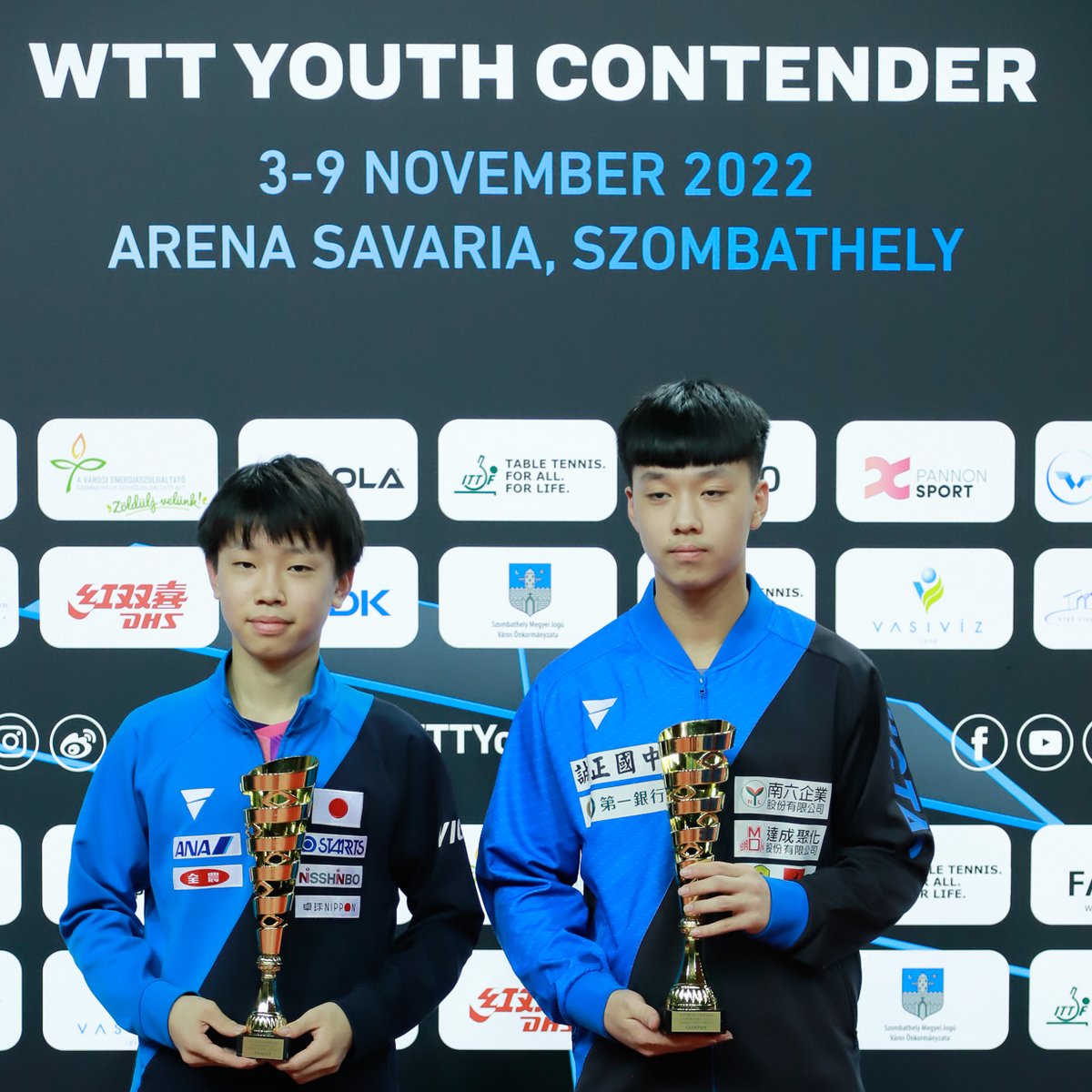 World Table Tennis on Twitter "U15 Yang HaoJen U13 Jan Skalda U11