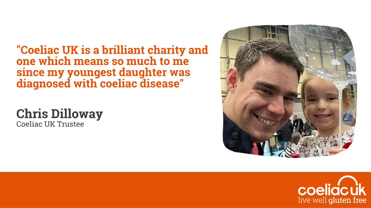 Coeliac_UK's tweet image. Coeliac UK Trustees help to navigate our approach in helping and supporting those diagnosed, living gluten free and help to enable our research and advocacy work.

Find out more about Chris and our other Trustees
here: lnkd.in/ew63k_EX

#TrusteesWeek2022