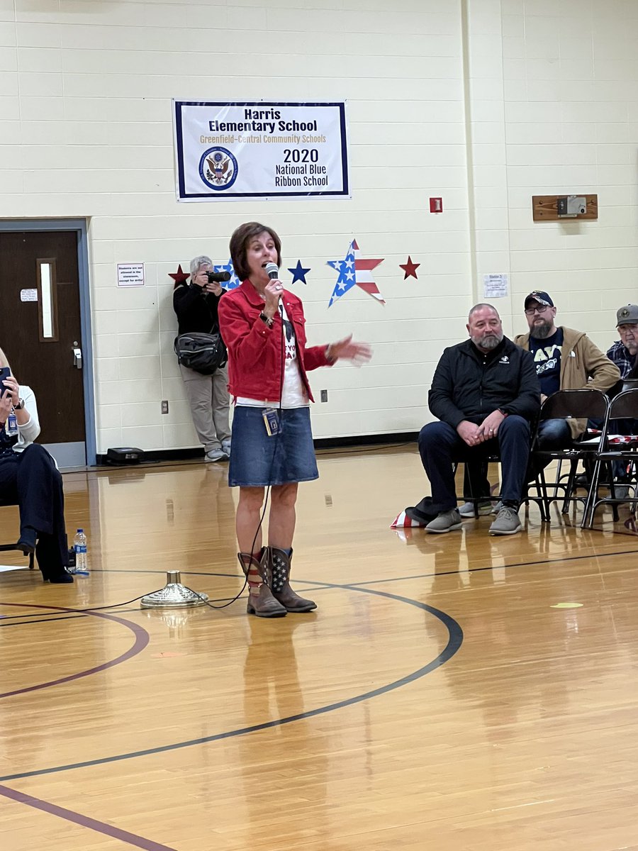 jlthompson26's tweet photo. What a wonderful program this morning to honor our Veterans! We are so grateful for your sacrifices. 🇺🇸 #HarrisHappenings #gcscpride https://t.co/VSrfYEUsKJ