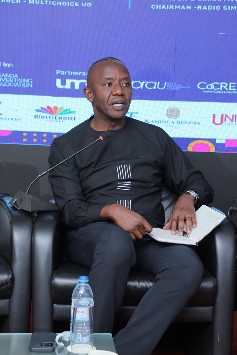 UAA_Uganda's tweet photo. #IntegratedMarketingSymposium:
@rjamugisa - The Public Relations & Communications Manager @DStvUganda moderating the panel discussion on succession planning of businesses. @AgaSekalala @DonPatrick33 & Gloria Tibakunirwa.
#SilverbackAwards
#UAA
#AdvertisingInUG https://t.co/5xL05Twk6Y