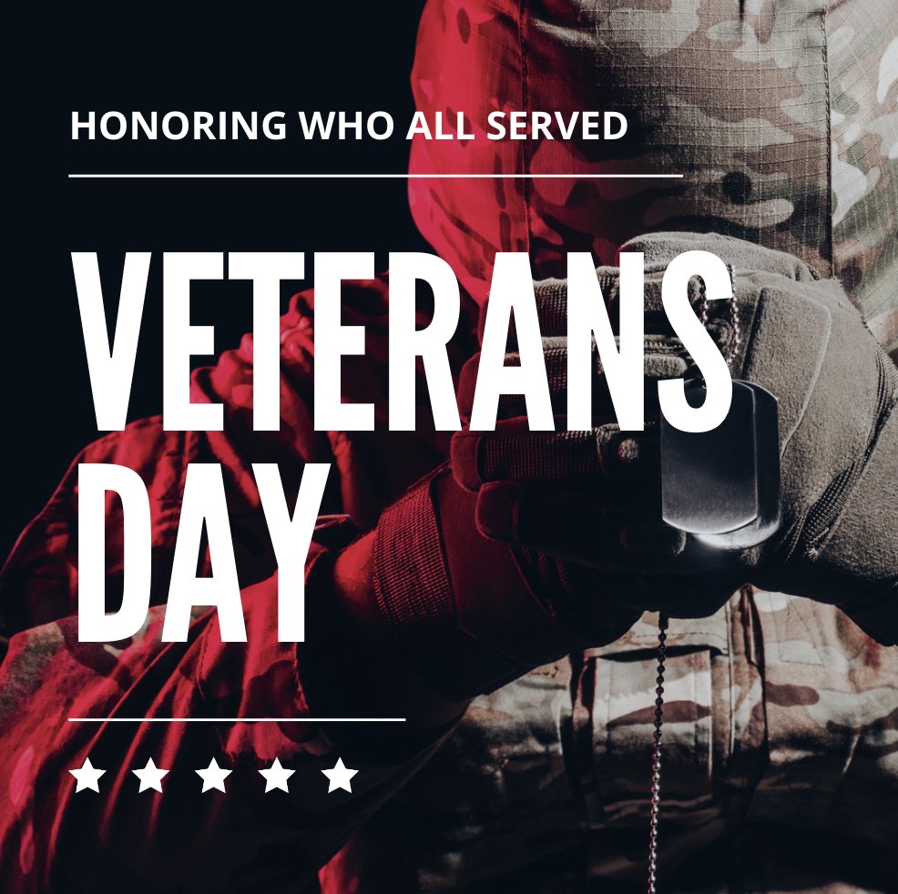 ez_claw's tweet photo. 🇺🇸 We're grateful to our veterans and their families for their service and sacrifice. Thank you.

#VeteransDay #America #USA https://t.co/Se2MmNeM5b
