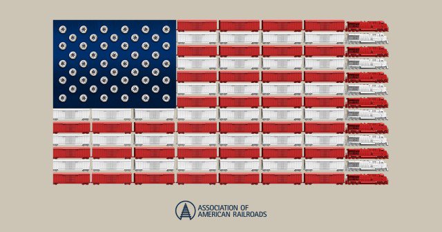 AAR_FreightRail's tweet photo. Railroads have been a vital partner in U.S. military operations for nearly 200 years. During this #VeteransDay2022 weekend, we remember and honor America's veterans and thank them for their service. https://t.co/g9FOHgfdwQ