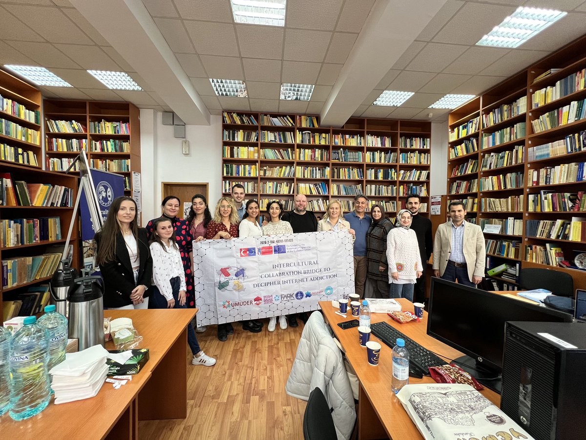 We held our last meeting of Erasmus+ K205 Technology addiction, of which we are partners, at @universitateaovidius university in Romania
