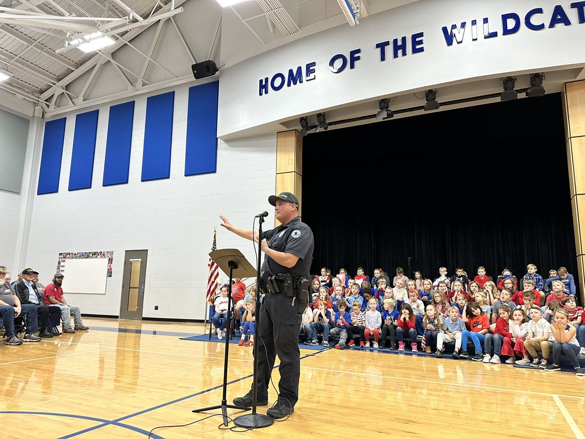 Celebrating Veterans Day at <a href="/FTWoodfillES/">Woodfill Elementary</a> with speaker Sean Donelan! We thank you Veterans and we celebrate you, your families, your service and sacrifice today with song and a profound thank you!