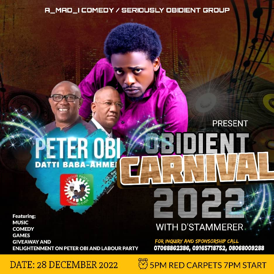 It's about to get Noisy in my City this festive period #PortHarcourt <a href="/PeterObi/">Peter Obi</a> <a href="/ManLikeChulo/">2Fifty</a> <a href="/Kobabaunlimited/">MayorOfPitakwa💯</a> <a href="/PeterObiHQ/">Nigeria Youth Movement #MyPeterObi ⚪</a> <a href="/PeterPsquare/">Mr Psquare</a> @ThisIsLagosCity <a href="/peterobi/">Peter Obi</a>
