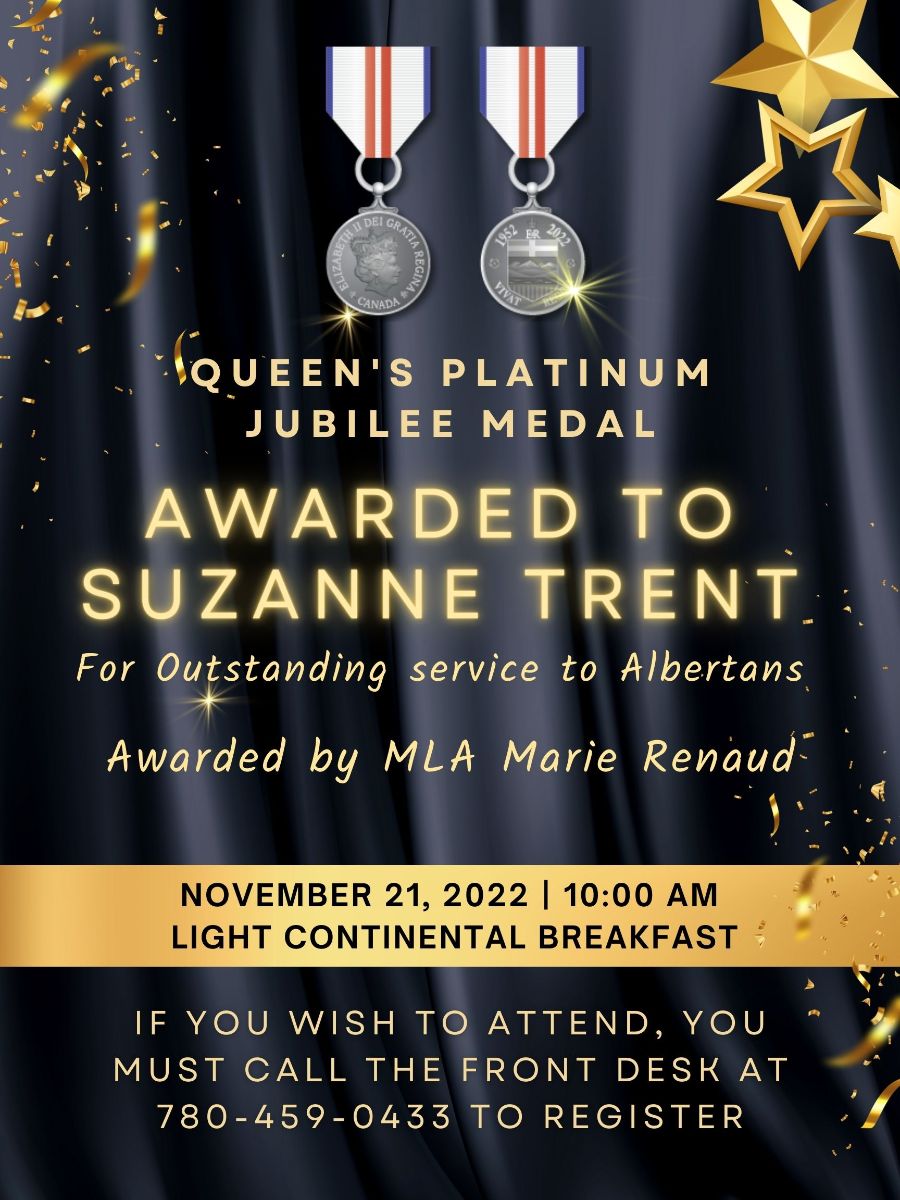 Queen's Platinum Jubilee Medal Award - Suzanne Trent - mailchi.mp/424420cf991b/y…