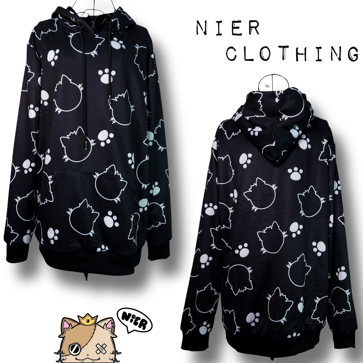 NieR_tokyo's tweet photo. 🎁本日〆切プレゼント企画🎁

《内側防寒毛布生地》
ふわもこPULLOVER【足跡×ミケ】

🎁3名様にプレゼント🎁

ユニセックスアイテムです🐰

◼応募方法
フォロー(@NieR_tokyo) &amp; RT
◼締切〆  本日24時

※鍵垢の方も対象内です。
是非ご参加ください🙇‍♂️🙇‍♀️ https://t.co/FSLmIvW9xW