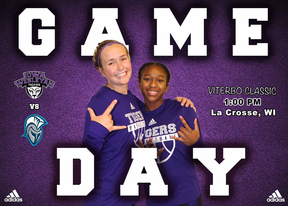 IWTigersWBB's tweet photo. Day 1 of the Viterbo Classic! #WeAreIW 🏀🐅 
🆚 Dakota State University 
⏰ 1:00pm
📍 La Crosse, WI
📺 https://t.co/pNip77TYMW https://t.co/V99USCwUup