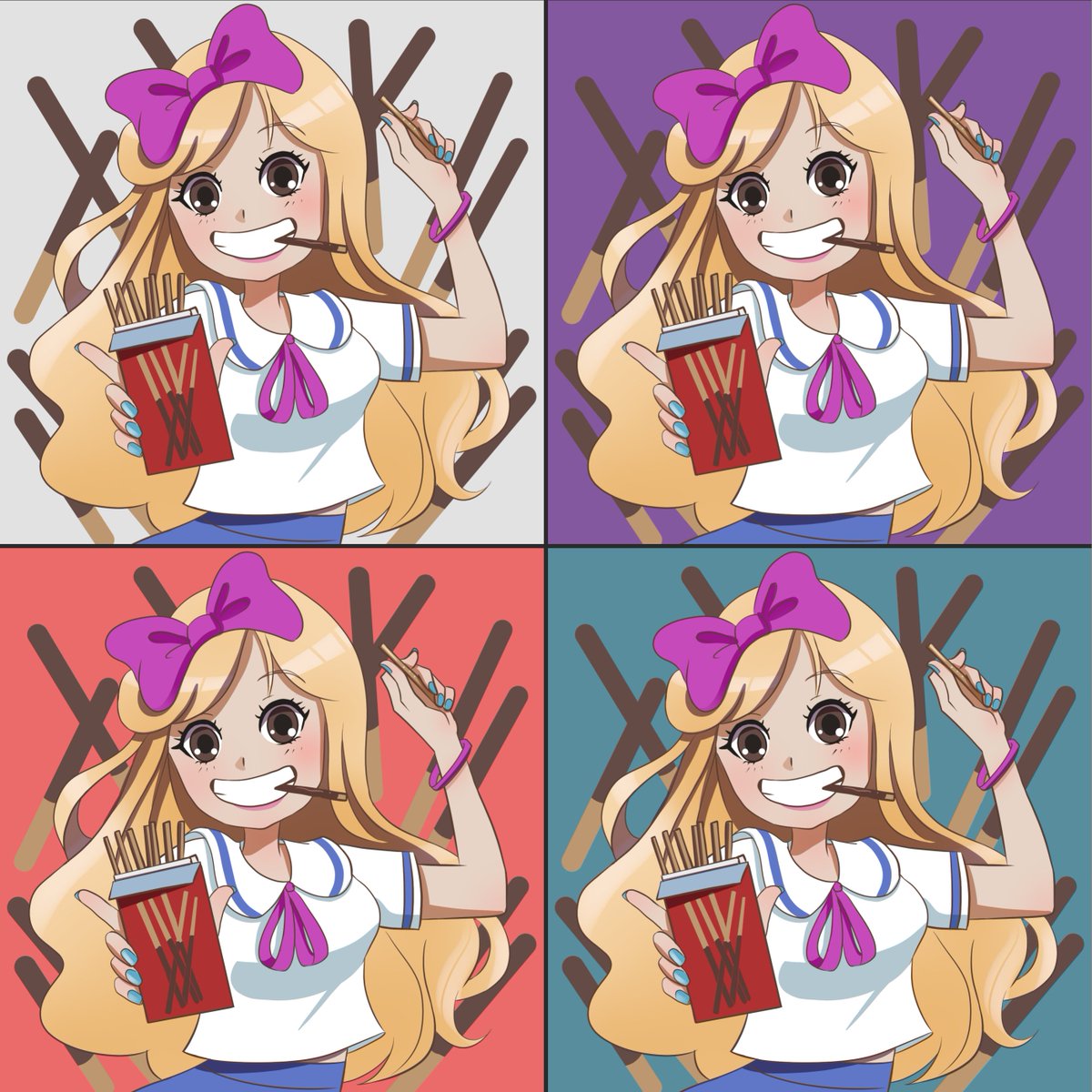 CandyCal_Studio's tweet photo. Happy Pepero-Pocky Day!!

#timetoshare #Pockyday #PeperoDay #animestyle https://t.co/SU4g0HYiFQ