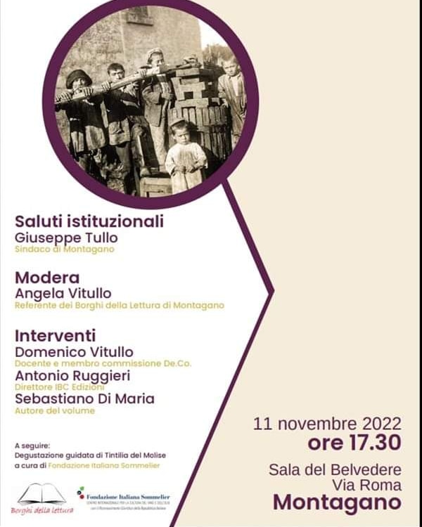 Fra poco la storia enologica del #Molise vedrà protagonista #Montagano, altra comunità che può vantare un importante passato viti-enologico. La storia non come amarcord, ma come patrimonio per costruire un nuovo futuro. 
#storiaenologicadelmolise #vino #winelovers #tintilia