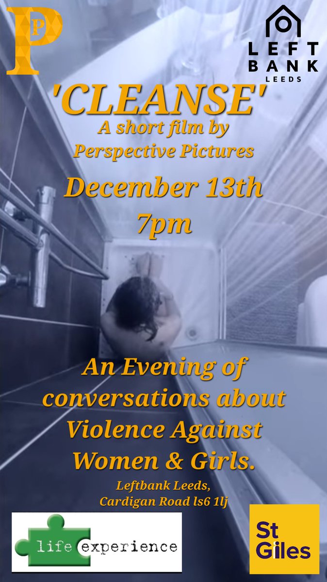 Phil Pearce (@lifeexperiencep) on Twitter photo Upcoming event, please come and show some support 🧡
#vawg <a href="/StGilesTrust/">St Giles</a> @wy_vru <a href="/katiejanecannon/">Katie Jane Cannon</a> <a href="/alison_4life/">Alison Lowe OBE</a> <a href="/LeftBankLeeds/">Left Bank Leeds</a> #shortfilm #womenssafety Upcoming event, please come and show some support 🧡
#vawg <a href="/StGilesTrust/">St Giles</a> @wy_vru <a href="/katiejanecannon/">Katie Jane Cannon</a> <a href="/alison_4life/">Alison Lowe OBE</a> <a href="/LeftBankLeeds/">Left Bank Leeds</a> #shortfilm #womenssafety