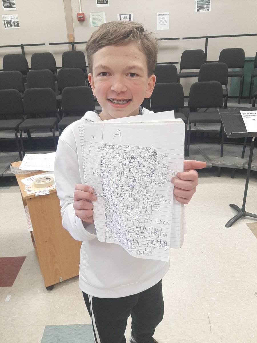 Colleen93047890's tweet photo. This kid...shows up to chorus so excited because HE wrote song!
Love seeing the excitement!
#wcsdletsgo #waverlymiddleschool #waverlymiddleschoolmusic #kidsrock #strivetoinspire https://t.co/OHRYTl0dO2