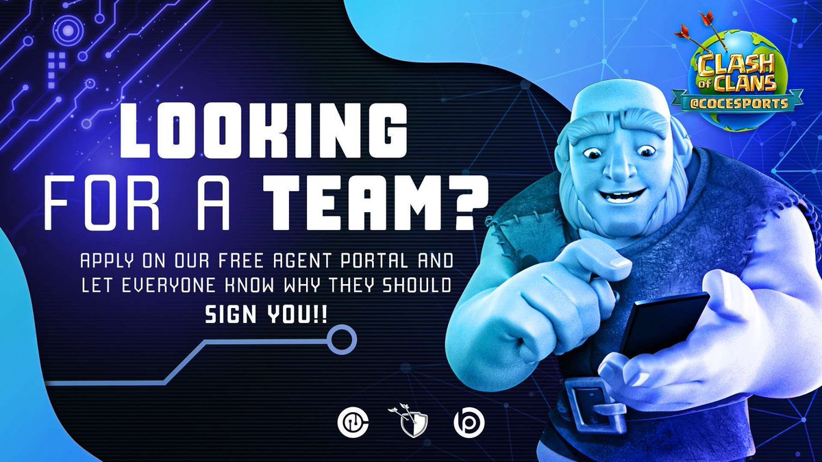 Clash_Network's tweet photo. 👀 Hey! looking for a team?🙋‍♂️

🫵 It’s time to promote yourself and find a strong lineup for 2023 ✍️ 

🤩 Apply now! on our FREE AGENT portal

Join us 🔥 https://t.co/3NoJewylSP

Do you know someone looking for a team?  TAG him 👇 https://t.co/SnoVPSsZp0