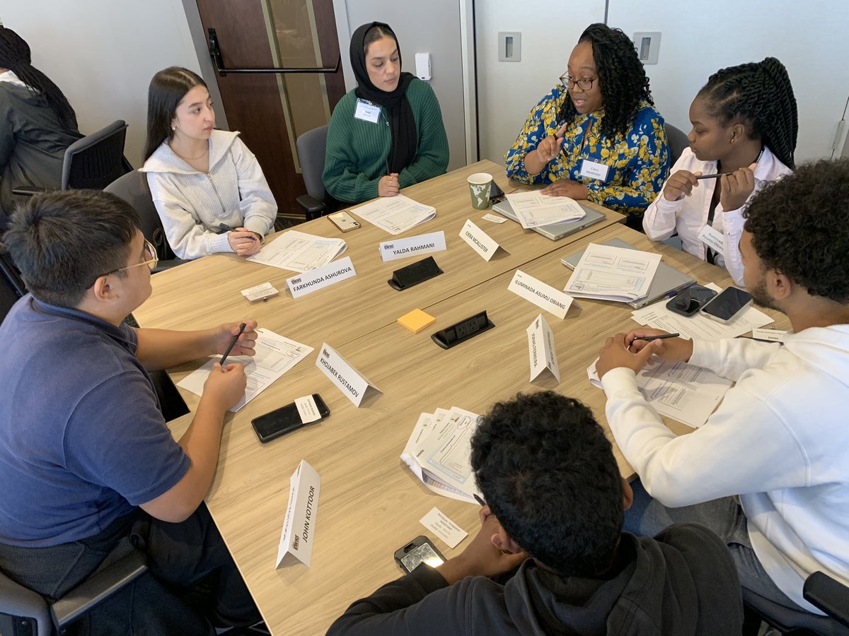 PitsakisClass's tweet photo. @PHLschools students tackled financial literacy at @DeloitteUS Academy yesterday. Students walked away with tools necessary to make better financial decisions. A huge shout out to the “Deloitters” that make this happen monthly for @GdubEagles!
#SDPBelieve #PHLed #PitsakisClass https://t.co/e0J1CEEtbS