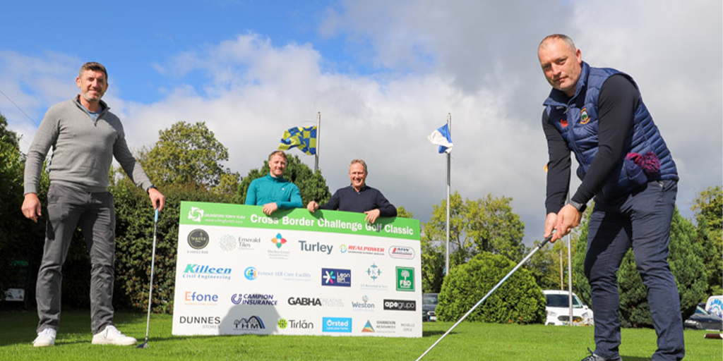 We recently sponsored the Inaugural Cross Border Challenge Golf Classic fundraising event in Ireland. The event supported the Urlingford town project to convert a vacant building into a remote working hub and help regenerate the rural town in Kilkenny: ow.ly/72Ui50LB7tG