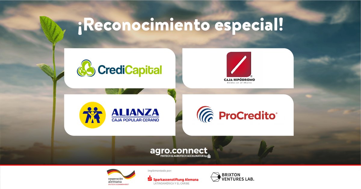 ConnectAgro's tweet photo. ⭐️ Hacemos un reconocimiento especial a @CrediCapitalmx, Caja Hipódromo, Caja Popular Cerano y @procredito por su participación. https://t.co/a9U6xCM0pF