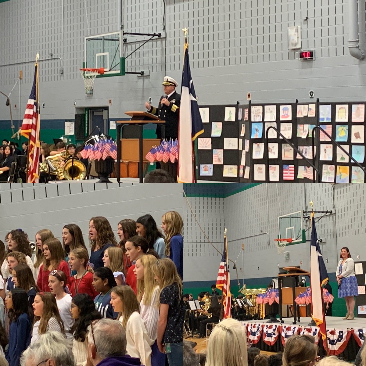<a href="/EubanksDragons/">Eubanks Intermediate</a> honoring all Veterans today. Thank you for your service and sacrifice to our country. 💙🇺🇸❤️