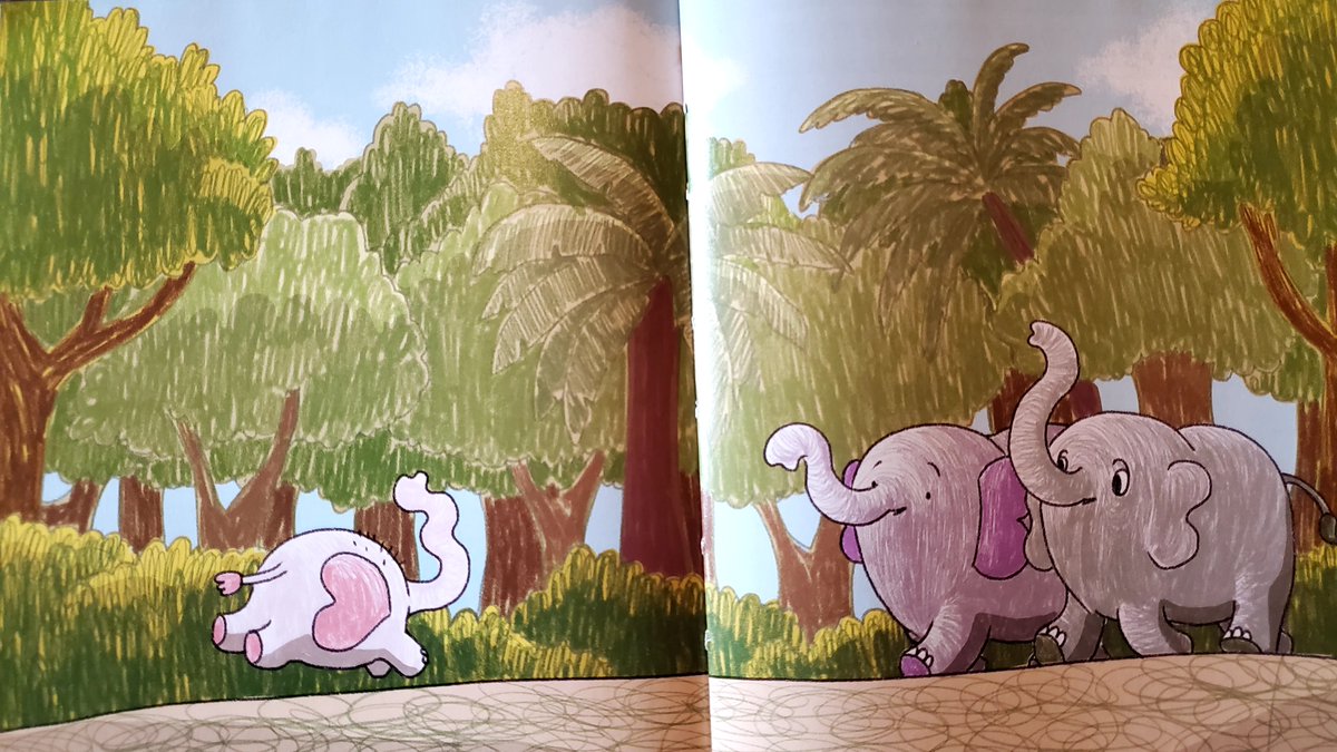 readwithrainy's tweet photo. The true story of Star The Elephant by @Remy_Lai will tug at your heartstrings. This is my favorite picture - of Star's reunion with her family at the Endau-Rompin National Park in Malaysia. https://t.co/FYZihuazIV