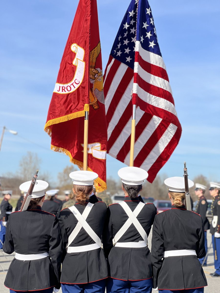 GreenupSchools's tweet photo. The U.S. Marine Corps celebrated it's 247th birthday yesterday. Our GCHS JROTC once again hosted an exemplary service in honor of the event. We're so proud or our cadets! Oorah!
Thank you to all our veterans for your sacrifice. We love and appreciate you.
#GCAllForOne https://t.co/arkkBtQ798
