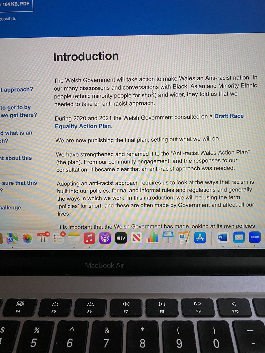 It’s not often I come on this app to commend a whole country, but I’m reading through the Wales govt website and, boy, the efforts they are making to become an anti-racist nation are inspiring.