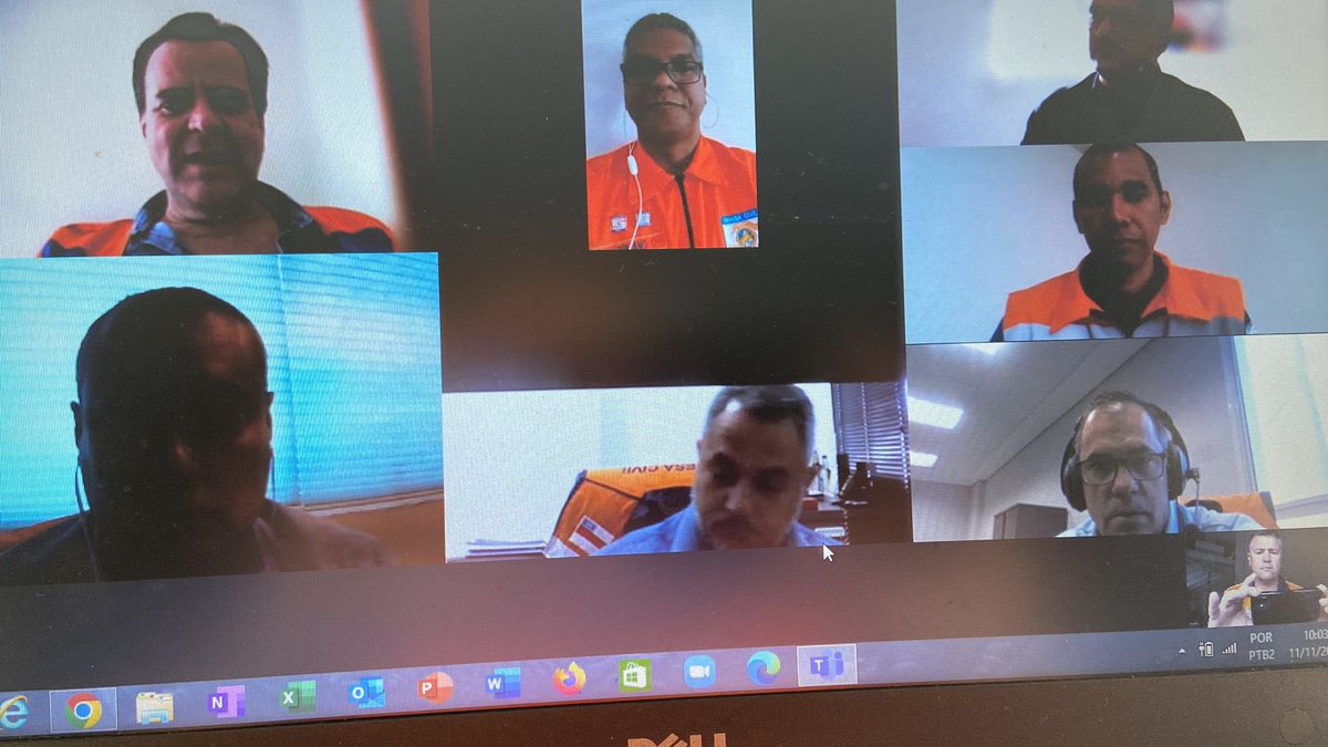 Na manhã desta sexta-feira (11/11), participei de uma reunião com a Secretaria Nacional de Proteção e Defesa Civil do Ministério do Desenvolvimento Regional (MDR),  para tratar sobre o evento internacional Understanding Risk Forum 2022, que será realizado em Florianópolis/SC.