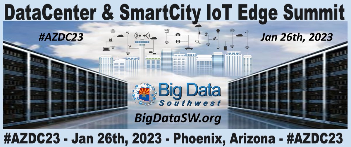 usdatacenter's tweet photo. #AZDC23 Registration is now LIVE! https://t.co/AI1gGZM414
Join us for the 3rd Annual National #DataCenter #SmartCity #IoT #Edge Summit - January 26th, 2023
 #AZDC23 #AzDataCenter #AzSmartCities #DataCenter #GreenDataCenter #STEM #sustainability https://t.co/uO9YFWFuLx