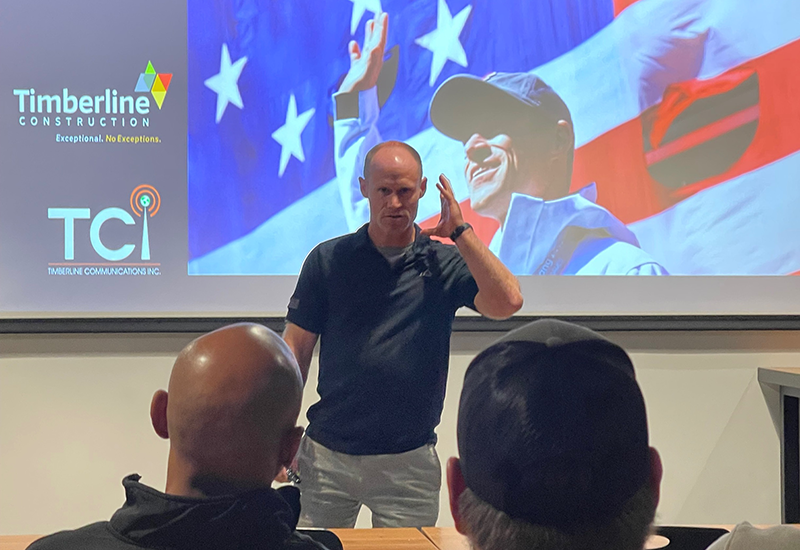 Timberline_Comm's tweet image. Our team was visited by Navy SEAL and 6x Paralympic Medalist, Dan Cnossen, who shared his story of survival after suffering a severe injury on active duty. To Dan and to all those who have served our country, Happy #VeteransDay. bit.ly/3EkO0DQ #exceptionalnoexception