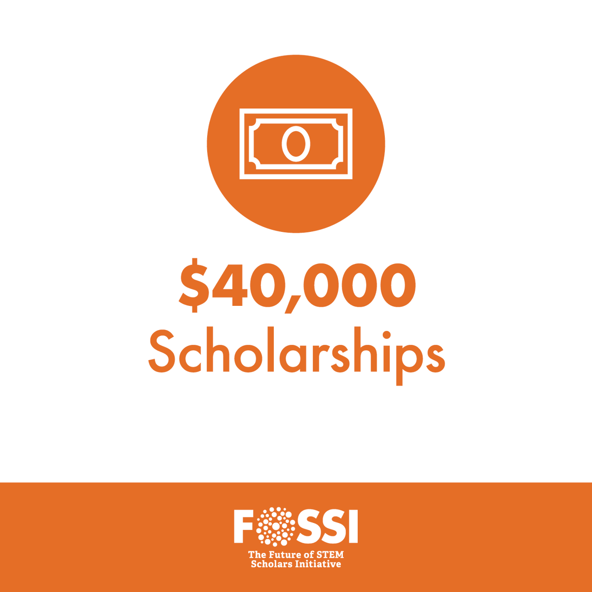 #FindYourFuture with a $40K #FOSSI #scholarship, leadership development, mentorship & #internships at participating companies: FutureOfSTEMScholars.org. #NationalScholarshipMonth #FindYourFuture #FutureOfSTEM