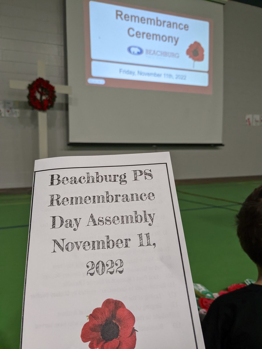 We remember at @Beachburg_PS ♥️