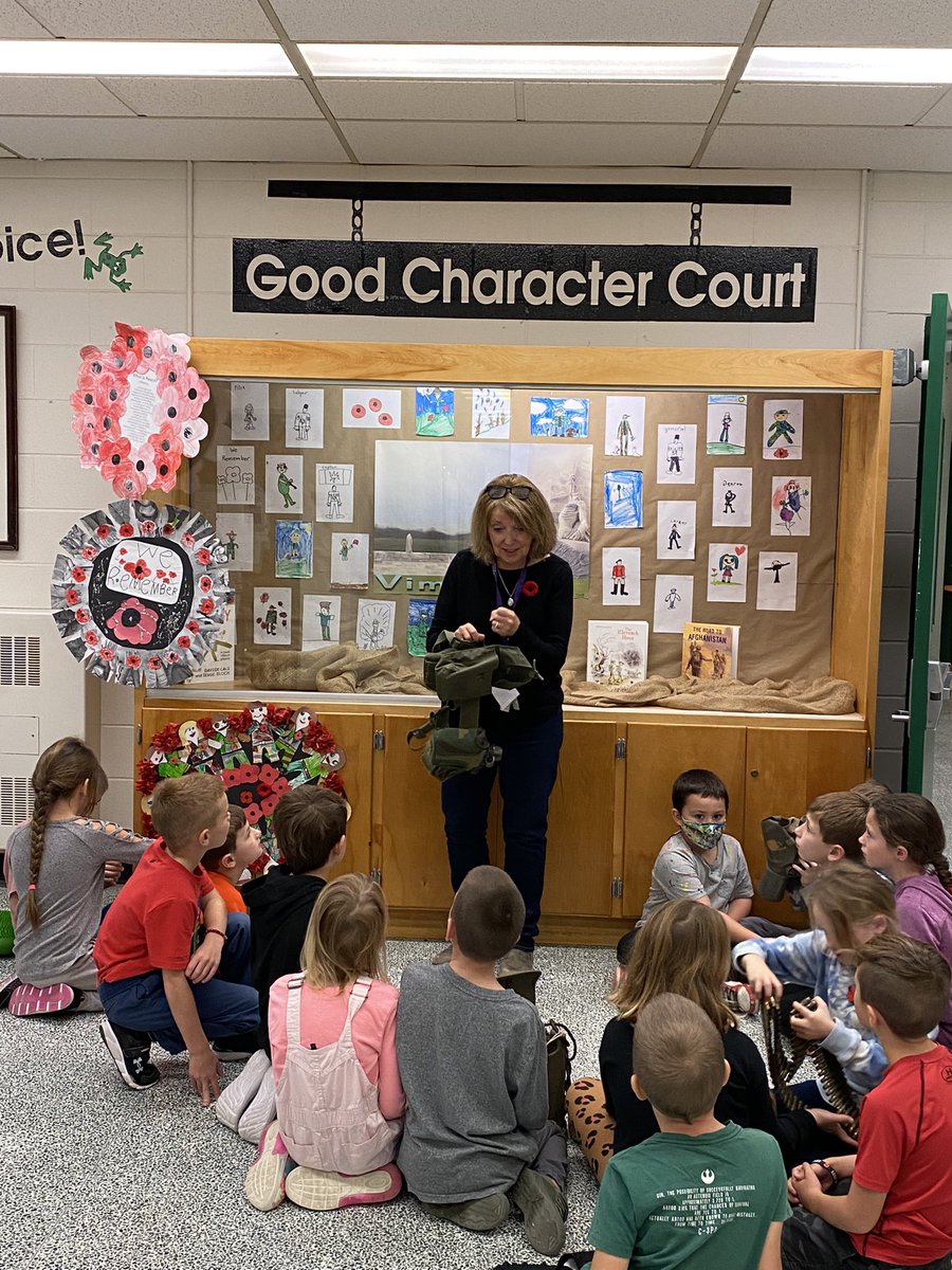 Following up our Remembrance Day ceremony with some extra learning from Mrs McQuade. Thank you for sharing this with us. #RemembranceDay <a href="/TLDSB/">TLDSB</a>