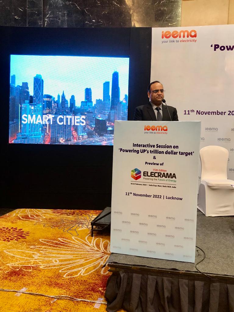 IEEMA_Official's tweet photo. Domestic Buyer Seller Meet, co-located event with ELECRAMA, will help MSME to source business from Utilities. Will focus on Non-Utility buyers from User Industry, Defence, Railways/Metro Rail &amp; MEP Consultants from Real Estate sector: @JKAgarwalGenus, Chairman, #ELECRAMA2023 https://t.co/qEBnm5N5A1
