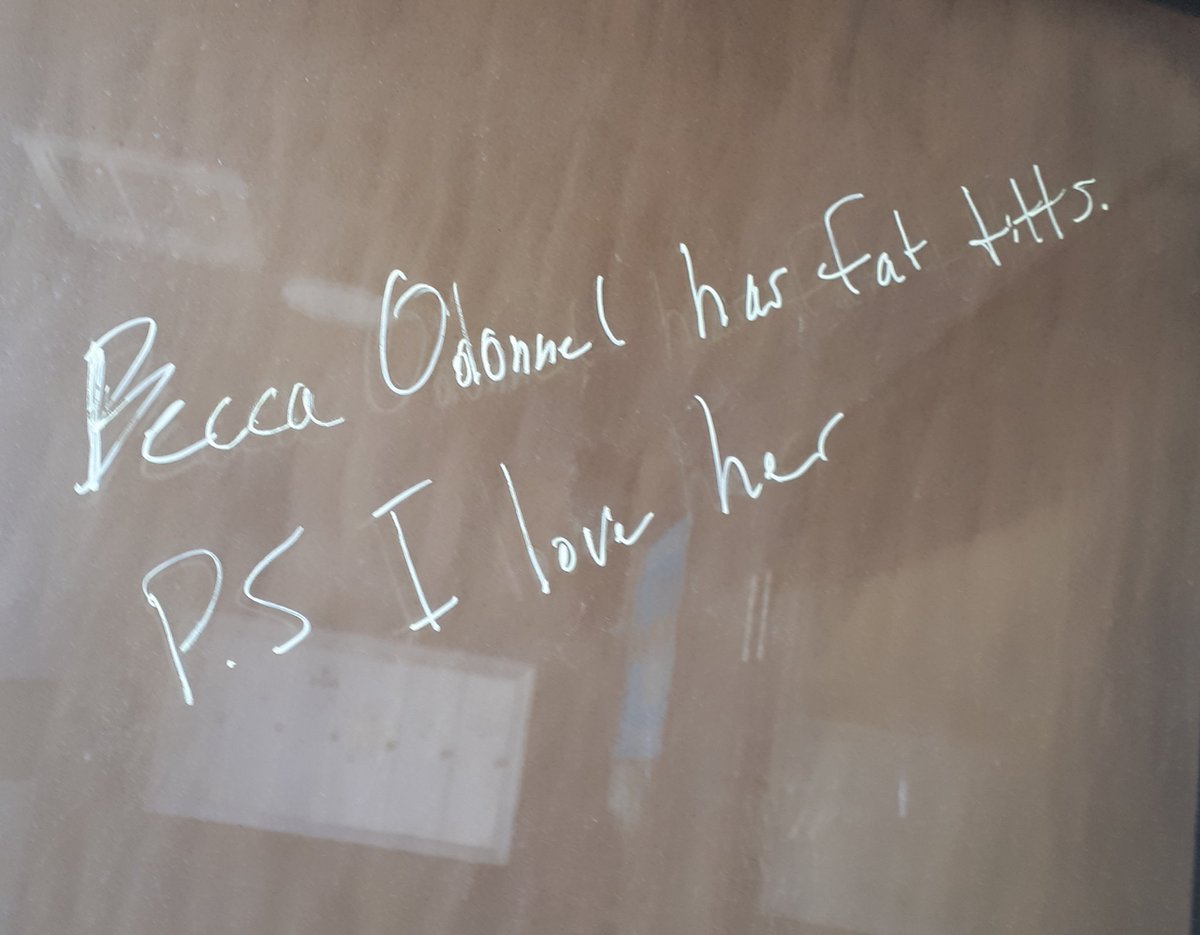 Becca Odonnel has fat titts.
P.S I love her
#graffiti #art spotted in #Kitchener