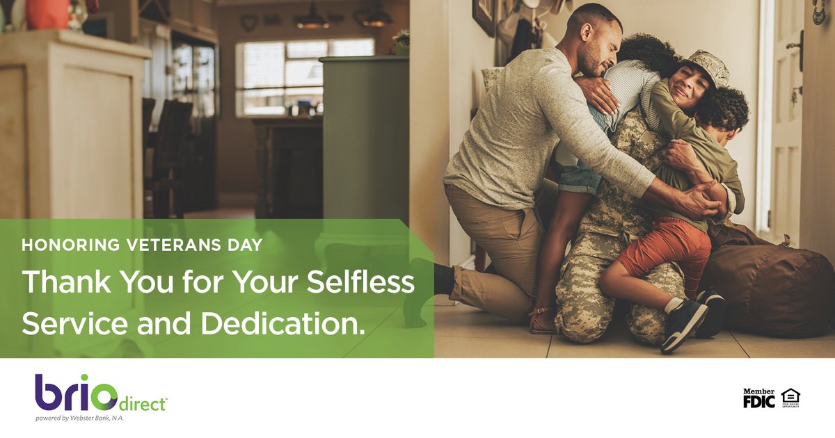 BrioDirect's tweet photo. This #VeteransDay, the entire BrioDirect team is honored to share our gratitude with all those who served and sacrificed to protect our freedoms. Thank you for your selfless service and dedication! https://t.co/pVKwceafqF