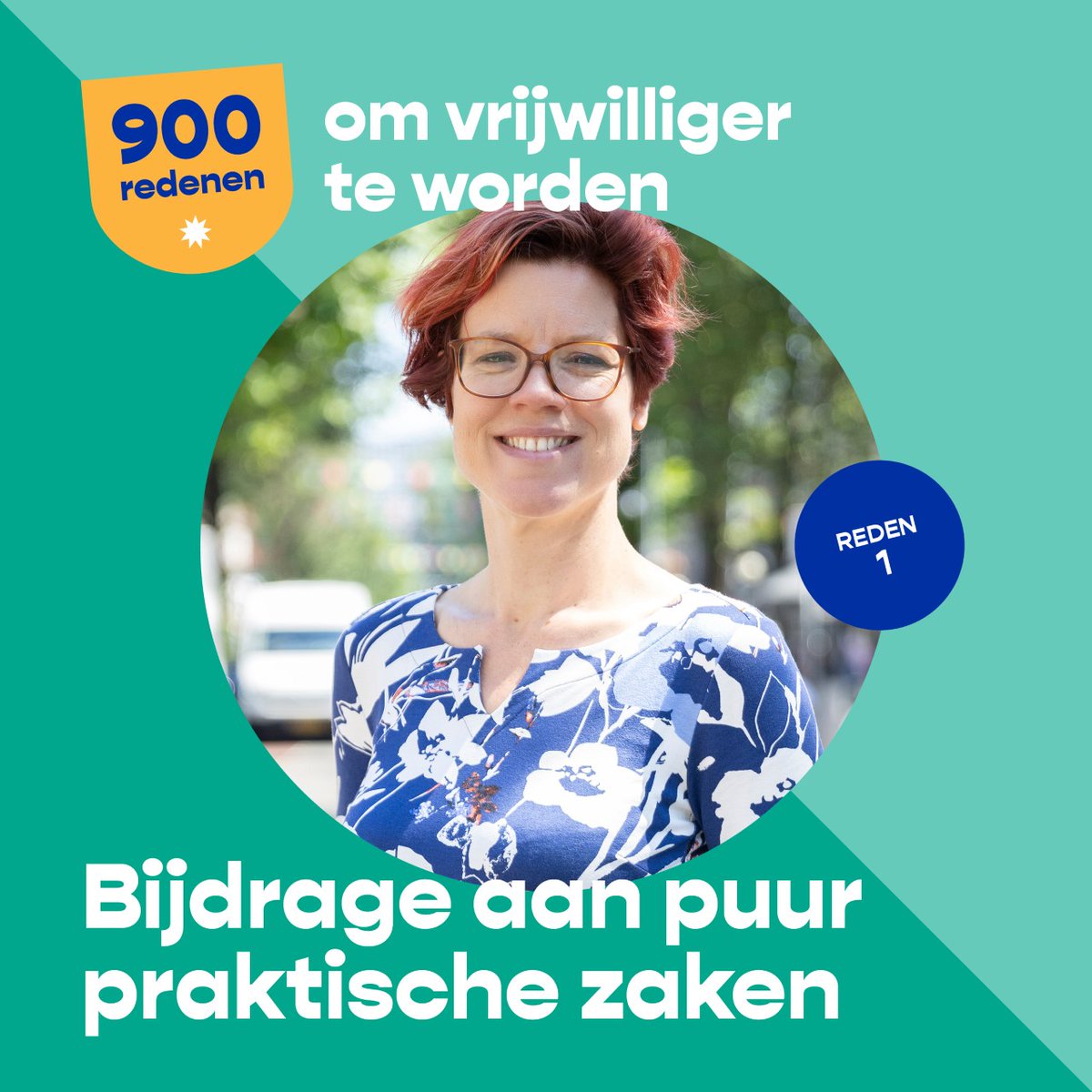 REDEN #1

Gisteren kreeg je al een voorproefje, maar vandaag is de campagne '900 redenen' officieel van start gegaan! 🎉

Wethouder Linda Voortman opent de campagne met reden 1 om vrijwilligerswerk te doen.

Lees haar verhaal en vele andere redenen op 900redenen.nl