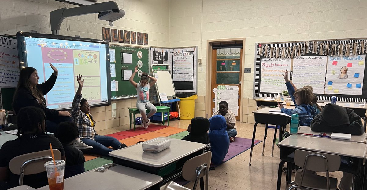 It’s “Feel Good Friday” in Ms Horsley’s room <a href="/TeamMiddlesexES/">Middlesex Elementary</a>! During Morning Meeting Ss chose to give or get a compliment and the love and friendship between Ss (and their T) in this classroom made my week! Learning in a safe and loving environment is key! <a href="/bcps_par/">BCPS PAR</a>