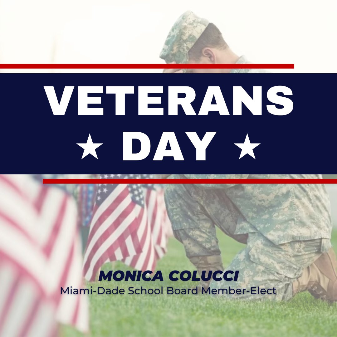 On this #VeteransDay, we honor and celebrate all the men and women who served and sacrificed to protect our great country.