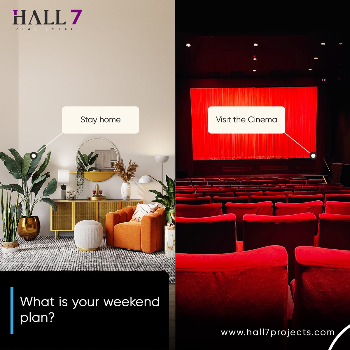 hall7ltd's tweet photo. Weekends were made for you to relax!

What are you doing this weekend?

Staying home or seeing a movie?

Tell us in the comments, and we will look for your responses.

#hall7realestate #abuja #abujarealestate #premiumproperties #luxuryhomes #buyahome #realestateinvestment #tgif https://t.co/wv6XGljymB