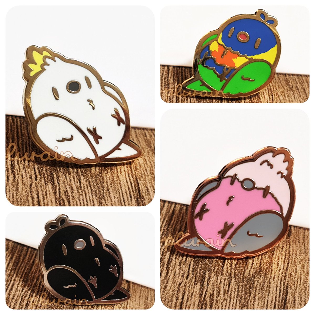 ppplurain's tweet photo. Australian native bird bean mini pins 🦜

(@ https://t.co/t3XdSWUddO 🐣) https://t.co/zWaJDbJOTv