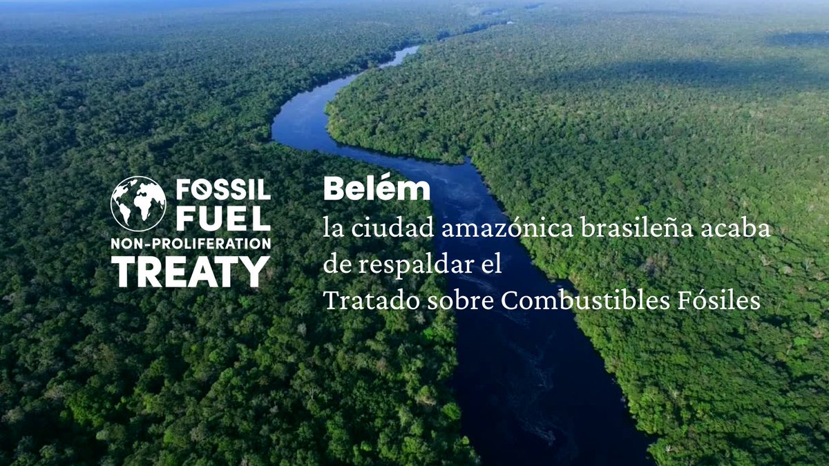 Belém acaba de convertirse en la primera ciudad brasileña y también en la primera ciudad de la Amazonia en pedir un Tratado de No Proliferación de Combustibles Fósiles, sólo 2 días después de que el Primer Ministro de Tuvalu hiciera un llamamiento formal en la COP 27.