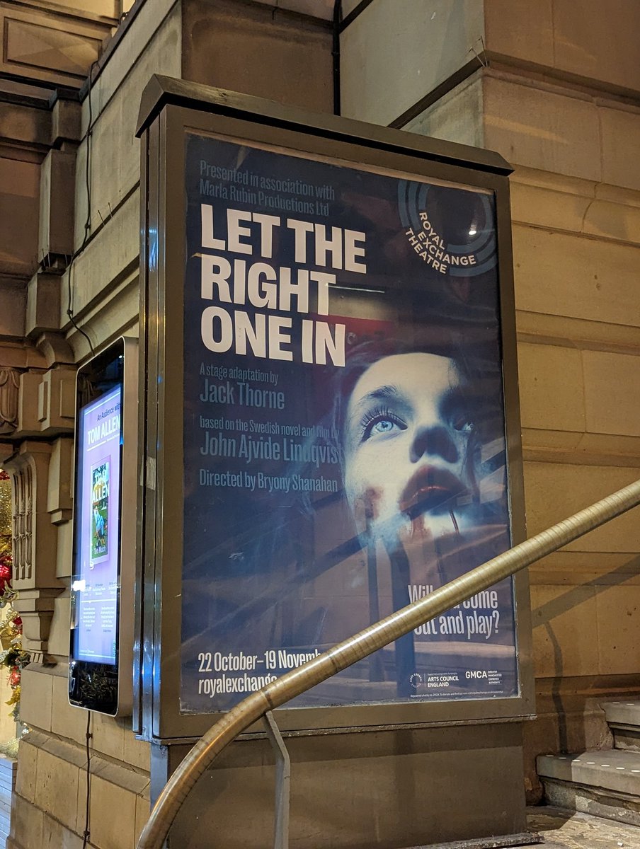 We had a great trip to <a href="/rxtheatre/">Royal Exchange Theatre</a> this week with A level students studying The Gothic. 'Let The Right One In' was superb, if a little scary! <a href="/STP_SixthForm/">Sixth Form at St Peter’s School, York</a>