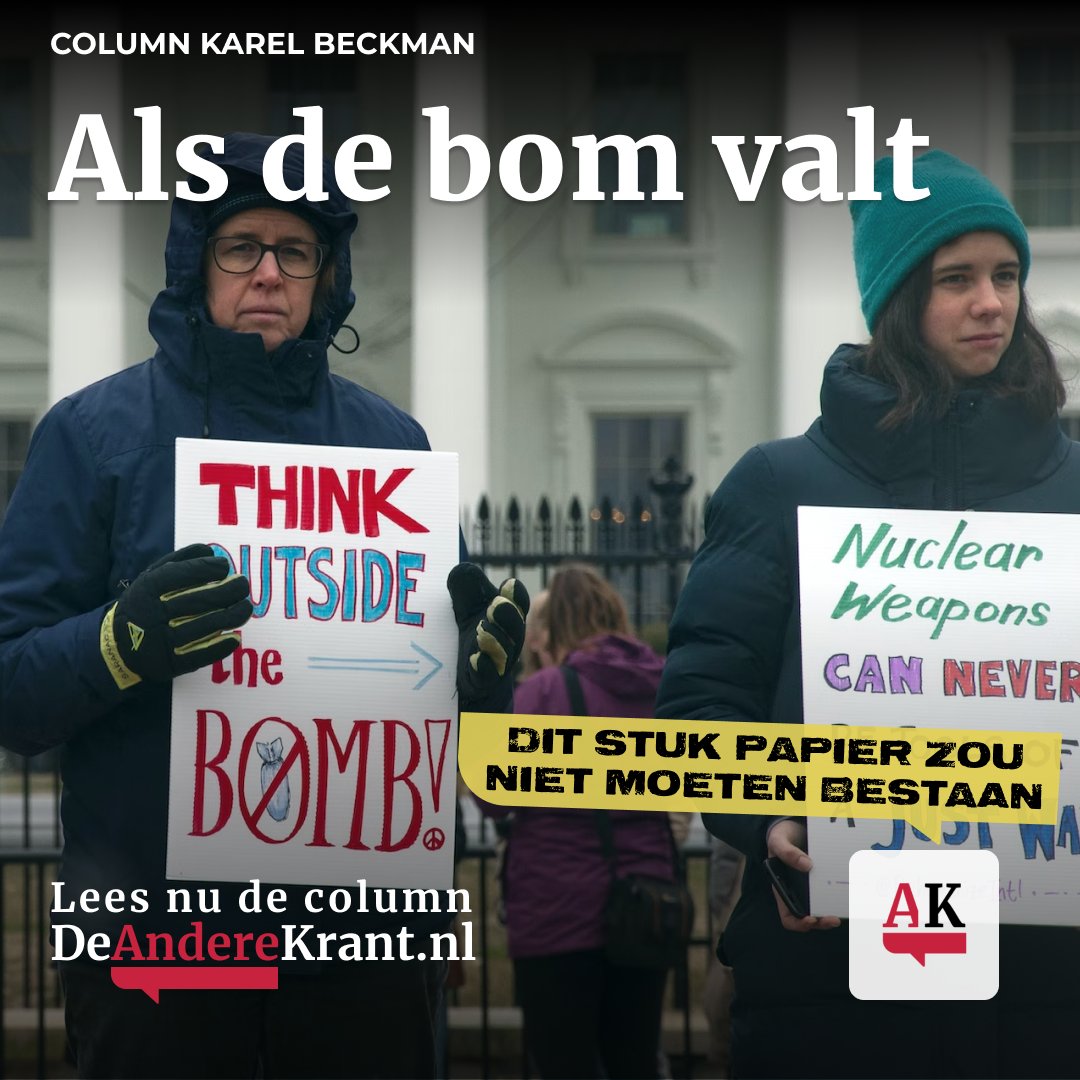 “Op een dag in de lente van 1961”, schrijft Daniel Ellsberg, “kort na mijn 30e verjaardag, kreeg ik te zien hoe de wereld zou eindigen. Niet de hele mensheid of al het leven, slechts de meeste steden en mensen op het noordelijk halfrond...

Lees verder: deanderekrant.nl/nieuws/als-de-…