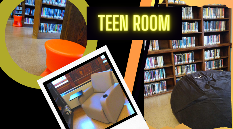 hackleyref's tweet image. New furniture has been added to our Teen Room at HPL! Drop by on Monday, November 14 from 3:30-4:30pm for a creative teen craft, and spend some time chilling out in our Teen Room. ~ Have ideas for our Teen Room? We want to hear from YOU!