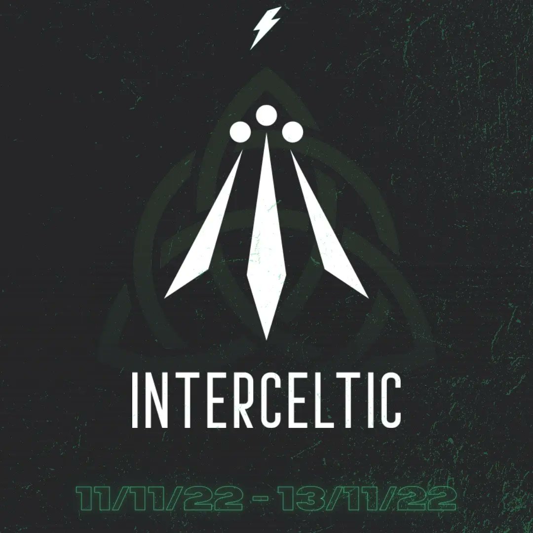 🍀Watch #interceltic2 TONIGHT at 6pm GMT 

Find the English cast at Twitch.tv/charge_prod 

Watch the French cast at Twitch.tv/Rennes2esportc… 

See you there 👀🍀